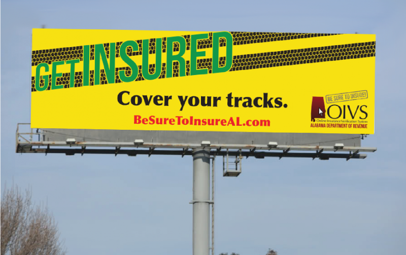 A billboard ad design for OIVS and Be Sure to Insure